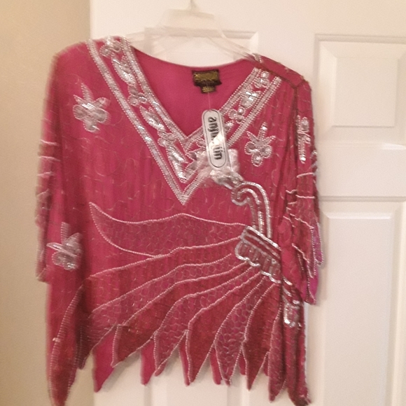 Beaded & sequined formal skirt and top. - Picture 7 of 7